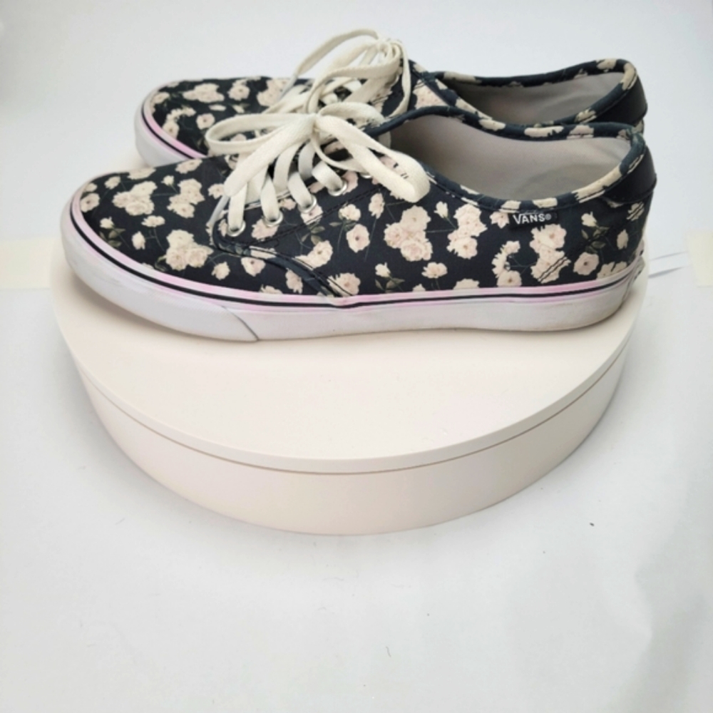 Ladies Vans Black Floral sneakers